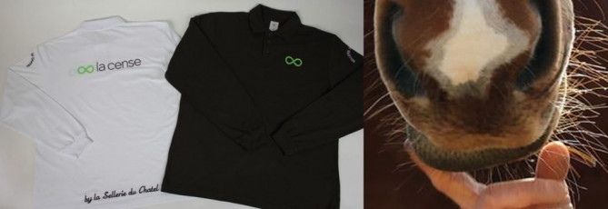 LA CENSE  by SELLERIE DU CHÂTEL - polos