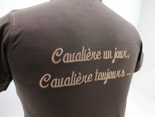 personnalisation lettrage - polo