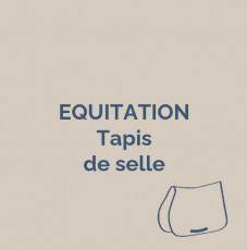 1  - EQUITATION - Tapis de selle