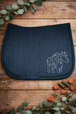 2 - CREATION ORIGINALE logo - tapis de selle